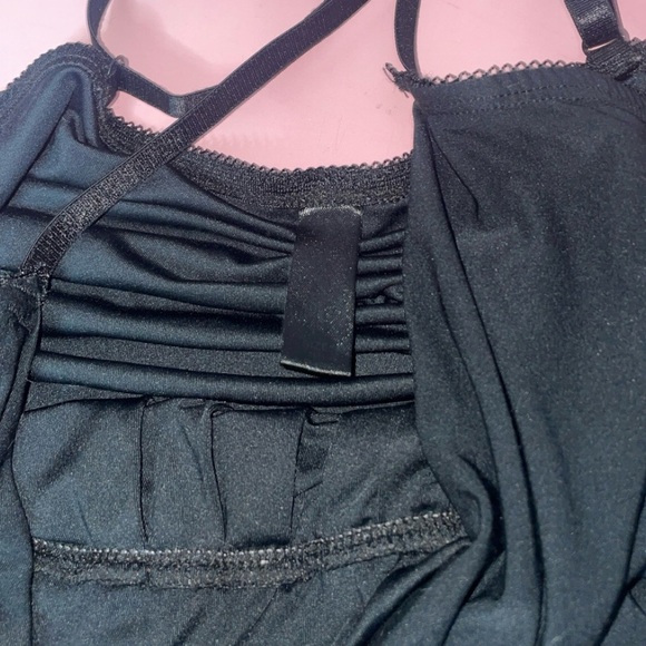 Marylin Monroe Intimates Slip Dress with Grey Bow Detail - Picture 4 of 5